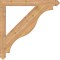 Ekena Millwork Funston Arts & Crafts Smooth Bracket, Western Red Cedar, 3 1/2"W x 38"D x 38"H BKT04X38X38FST03SWR - alternate 4